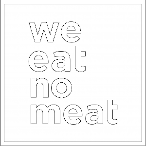 we eat no meat picture