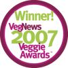 HappyCow won Favorite Vegetarian Website