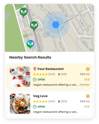 Show your business at the top of nearby search results